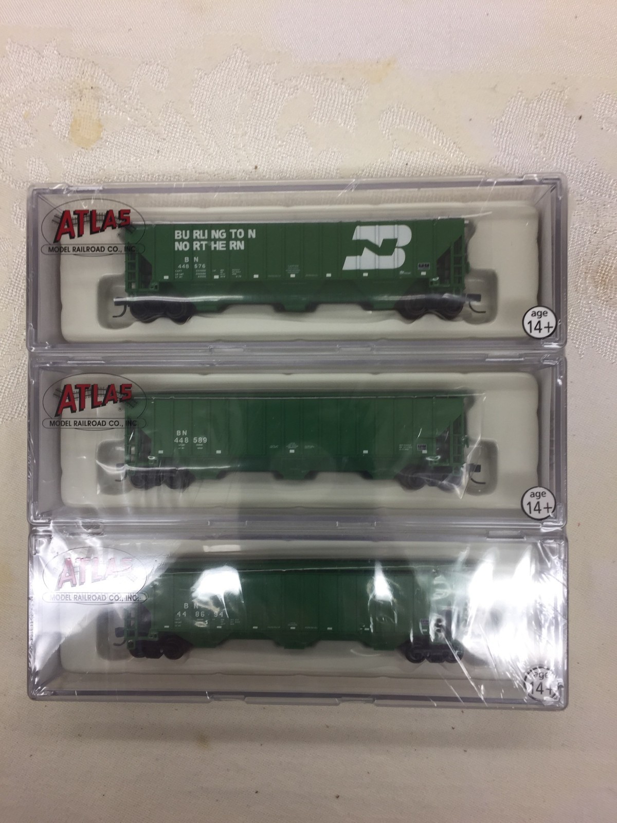 Atlas Trainman BN Thrall Covered Hopper 3-pack *MINT* – OOP