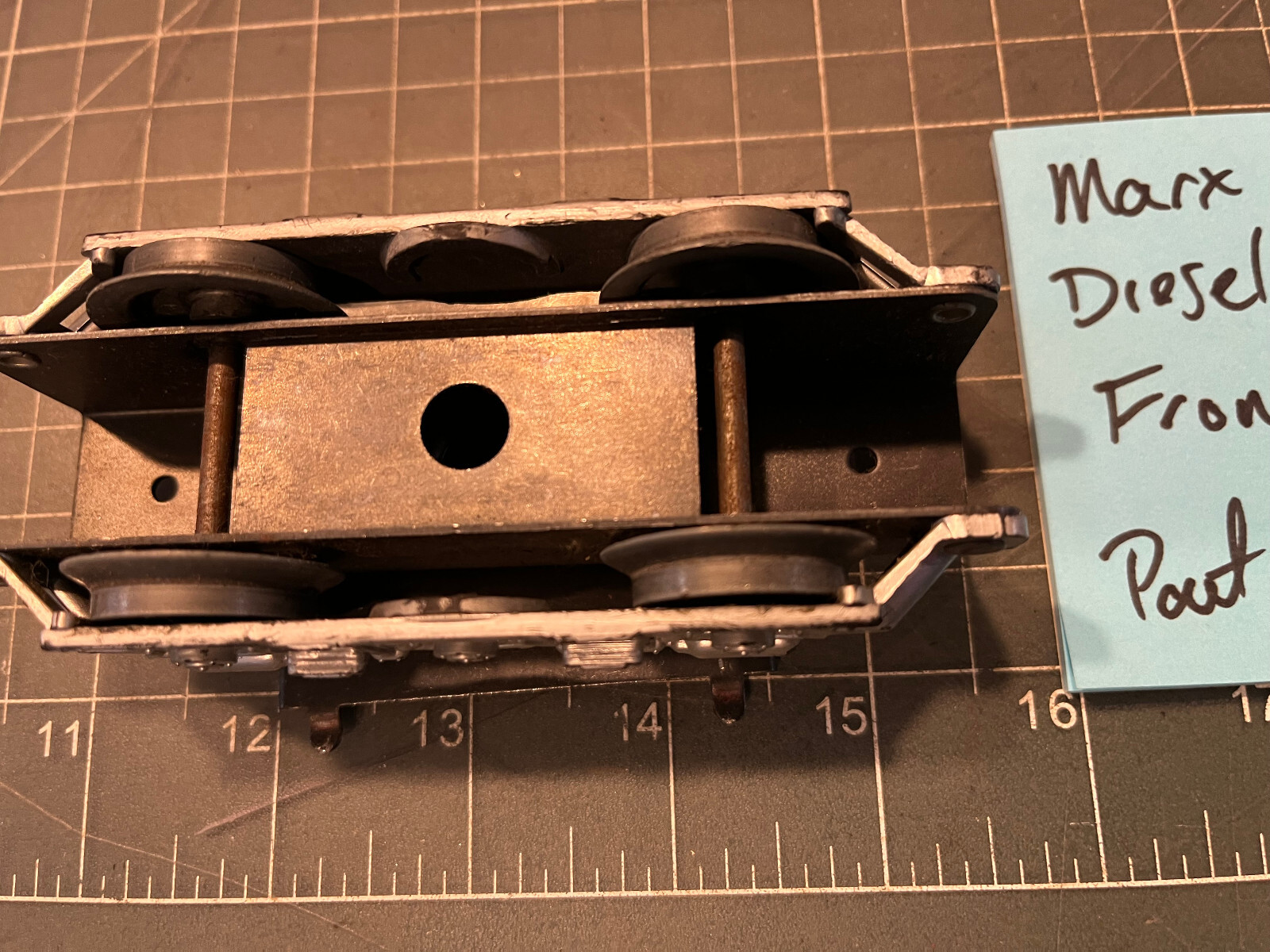 Marx Train SantaFe 1095 Diesel Locomotive Engine FRONT TRUCK ASSEMBLY PART LOT F