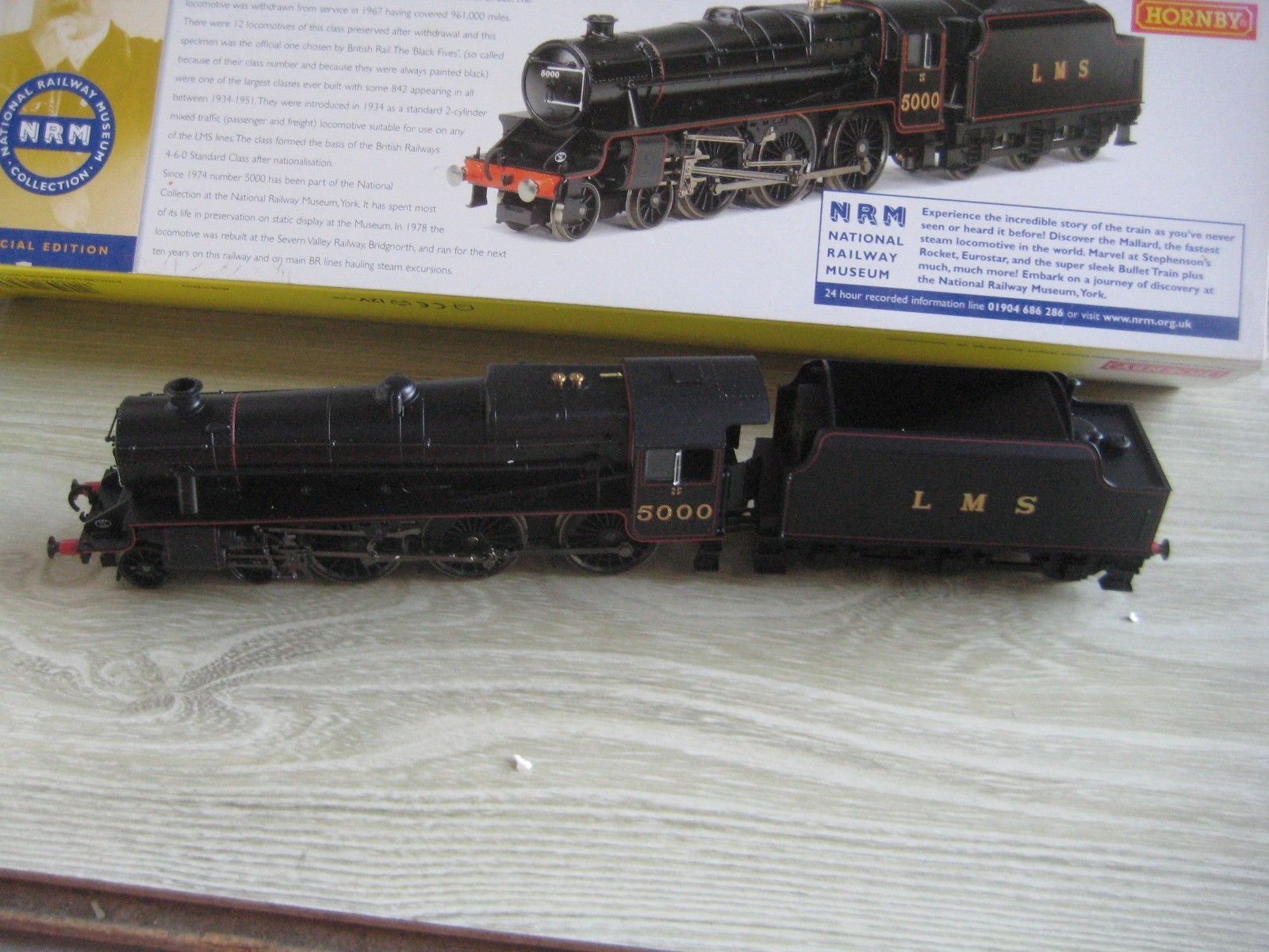 HORNBY RAILWAYS R2323 LMS 4-6-0 CLASS 5MT No 5000 NRM SPECIAL (FABULOUS)