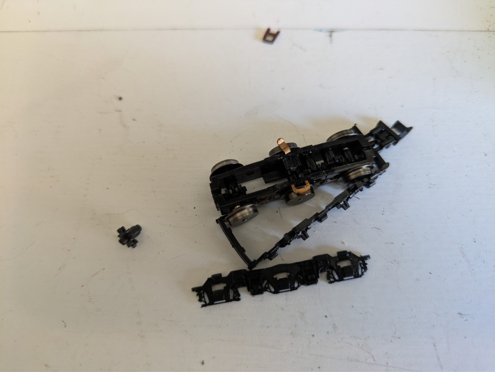 Life Like N Scale E7 Boston Maine 7002 #3813 for parts/repair