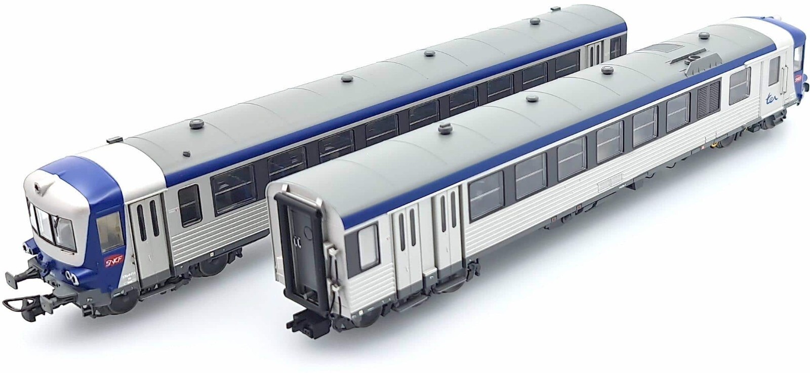Jouef Loisirs HJ2612 X 4300 Motor + Trailer SNCF Gray/Blue