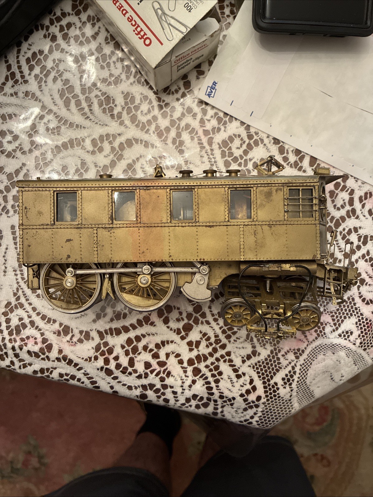 Sunset Models Brass Pennsylvania Railroad O Gauge DD-1 Electric Model Train