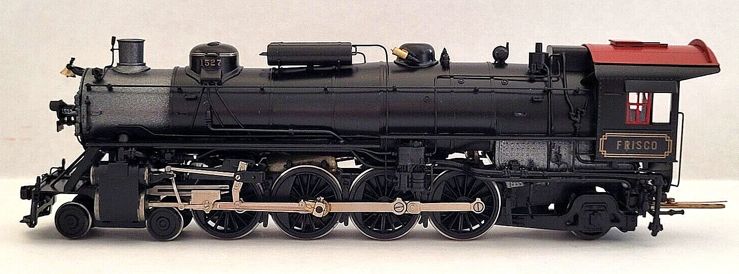 PFM Toby Brass4-8-2 Light Mountain Frisco 1527 Custom Painted by PFM New Tested