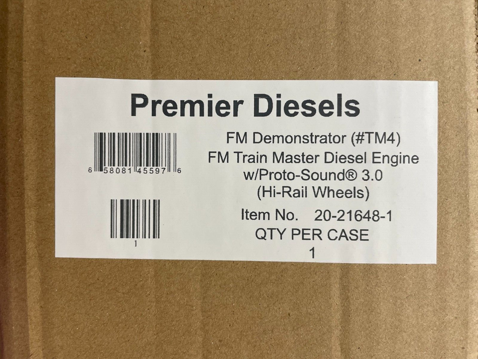 MTH 20-21648-1 FM Demonstrator #4 Trainmaster H-24-66 Diesel Engine PS3 – NEW