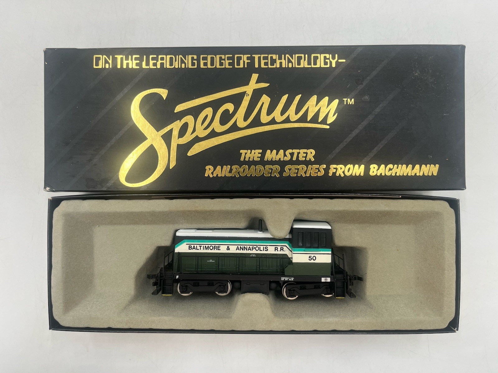 Ho Scale Bachman Spectrum 81102 GE 70 Ton Diesel Baltimore & Annapolis #50 Loco