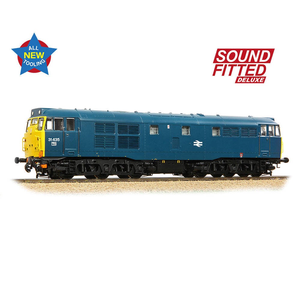 Bachmann 35-825SFX OO Gauge Class 31/4 31435 BR Blue DCC SOUND DELUXE