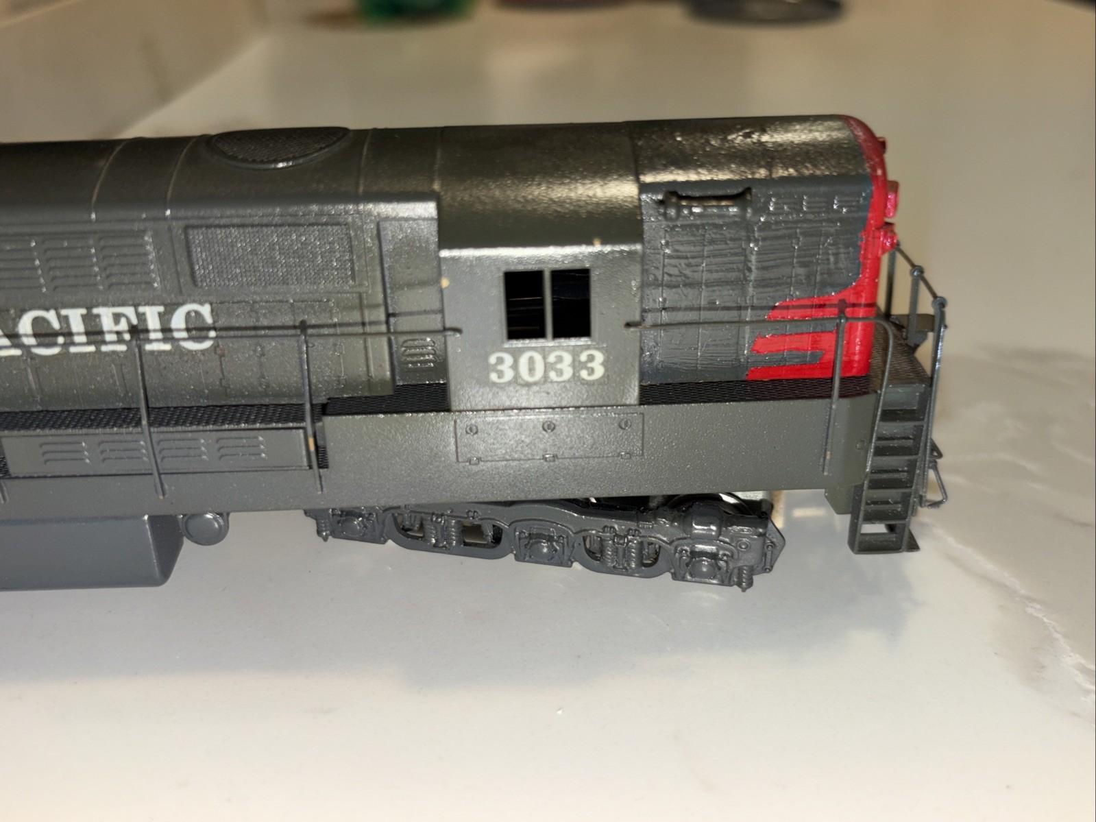 HO Brass- Brass Division Point Southern Pacific Trainmaster 6-6 #3033 Unused