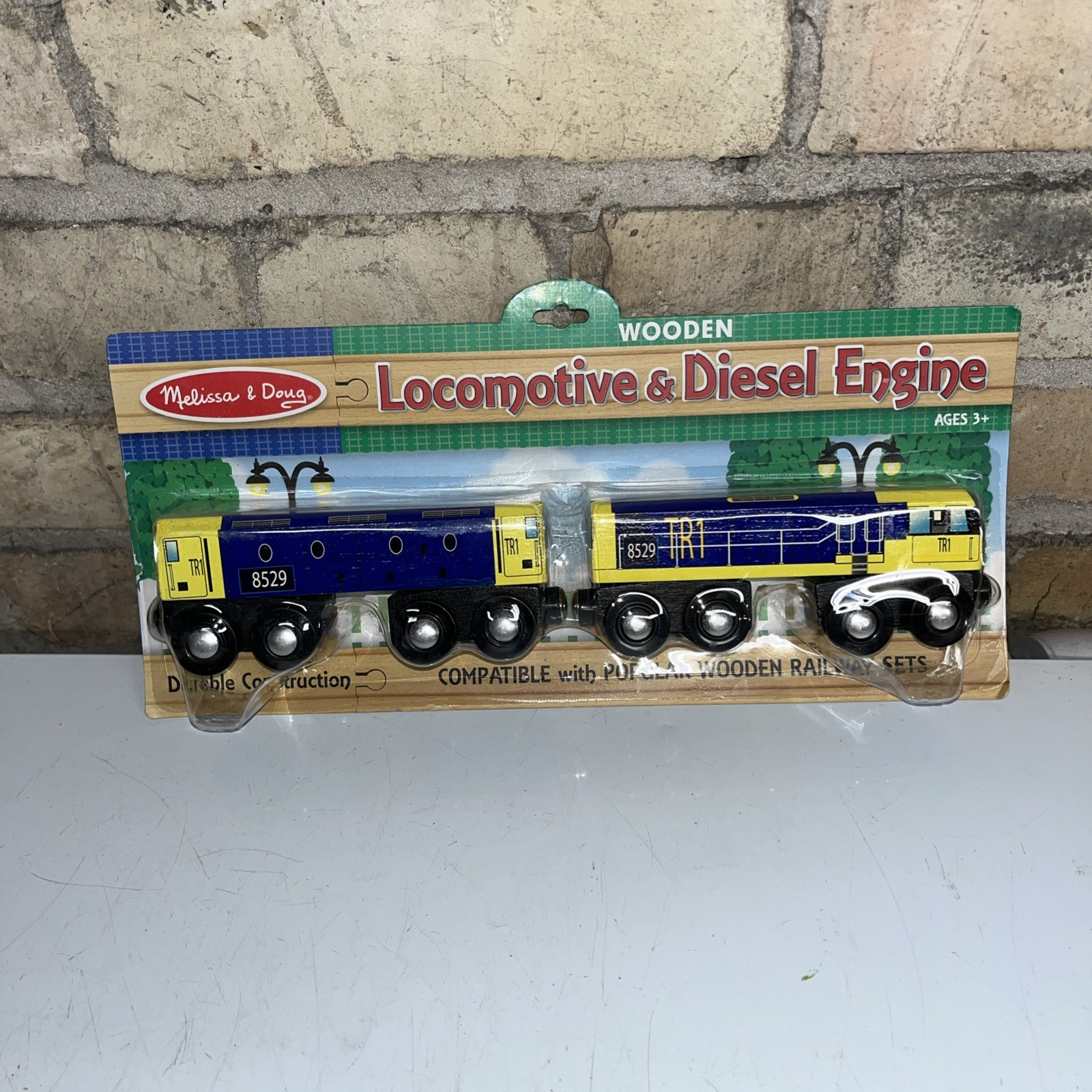 Melissa & Doug Locomotive & Diesel Engine Wooden Train Retired – VHTF – See Desc