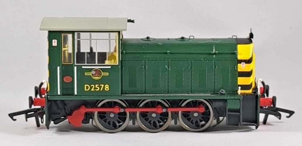 Heljan 2501 Class 05 Hunslet Shunter D2578 BR Green Wasp Stripe As Preserved DCC