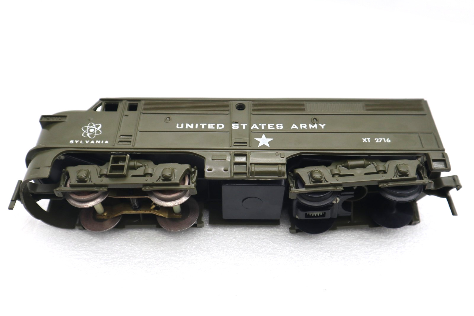 KMT Kusan Auburn 2716, O, 2 Rail, U. S. Army Alco Diesel Locomotive, C-7 EX