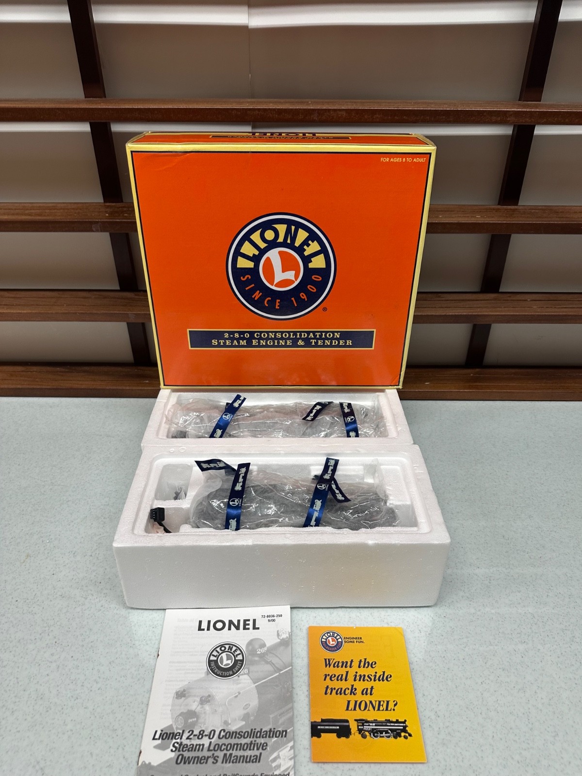O Scale 3 Rail Lionel 6-28038 Union Pacific 2-8-0 Consolidation- Command LN