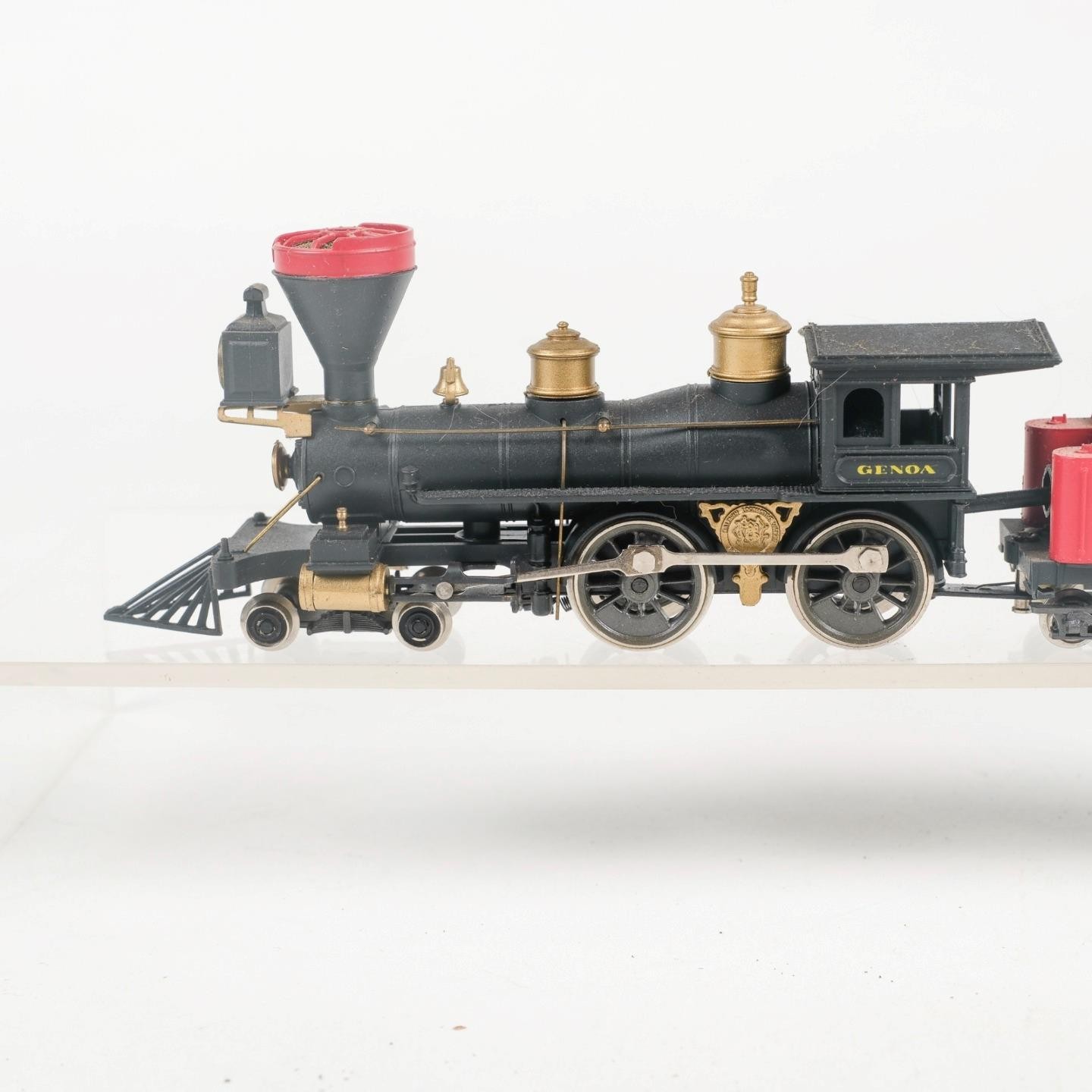 Rivarossi HO Scale KCSTL&C Genoa 4-4-0 Steam Locomotive & Tender