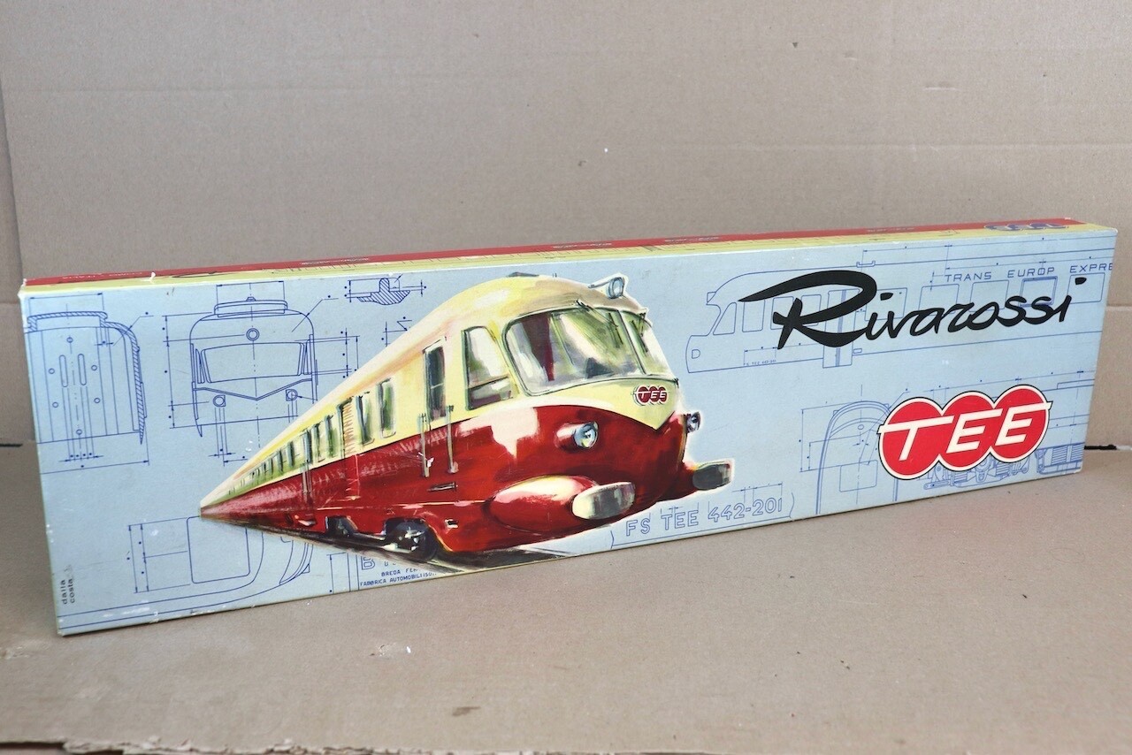 RIVAROSSI 703 FS TRANS EUROPE EXPRESS TEE 442 201 DMU DIESEL LOCOMOTIVE SET on