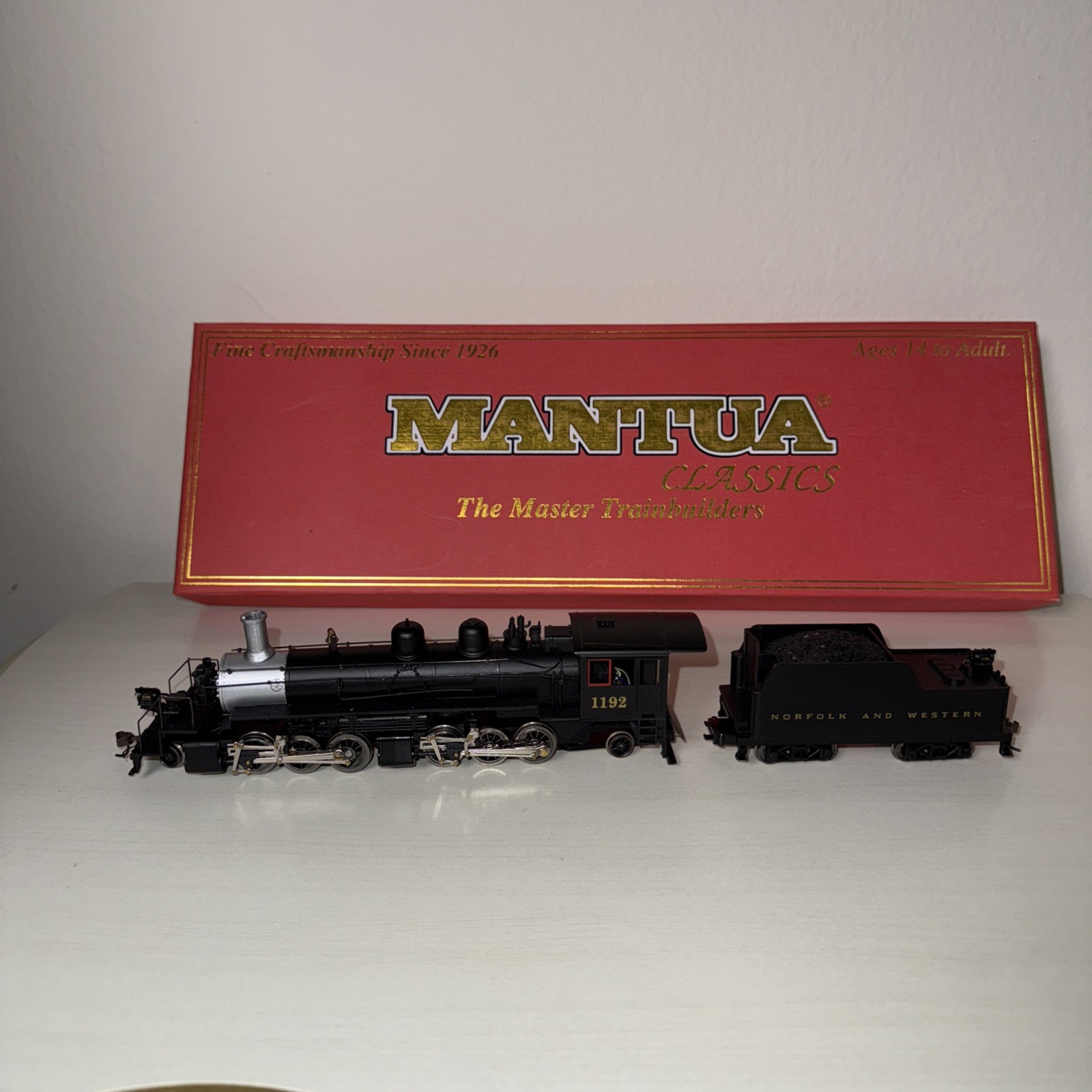 Mantua 345103 2-6-6-2 Norfolk & Western Engine 1192 Articulated Logger &Tender