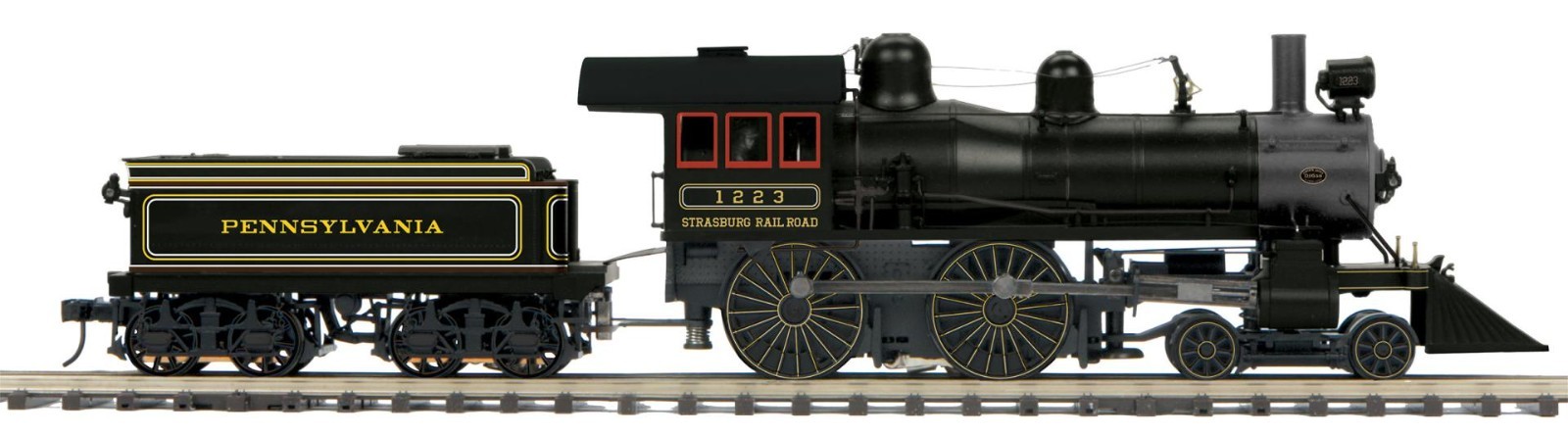 MTH 20-30102-1 PENNSLYVANIA (STRASBURG) 4-4-0 American Steam Engine #98 MINT/BOX