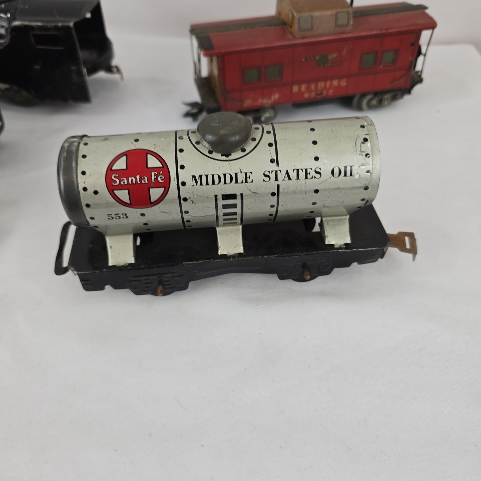 Vintage Marx Wind Up Locomotive Tin Lot – No Key & Untested – Please See Picture