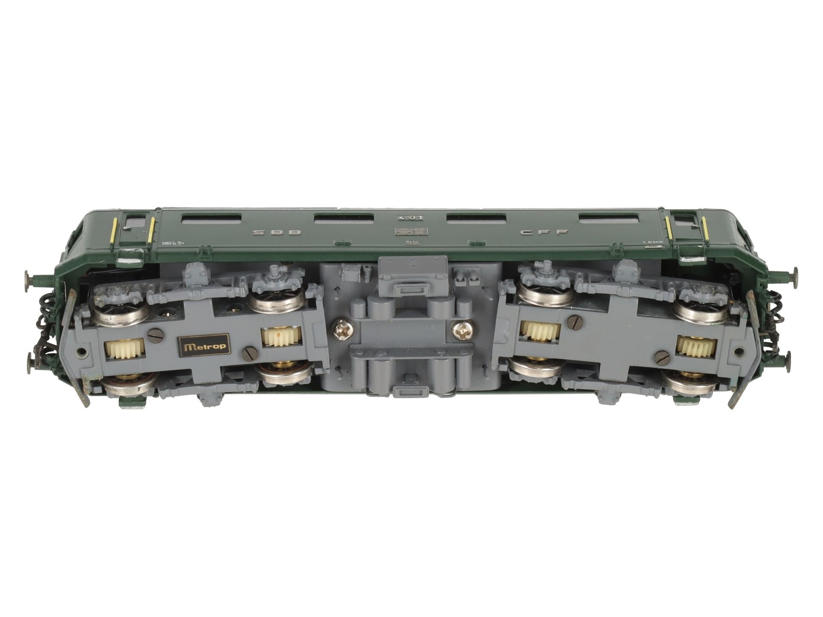 Metropolitan 736 HO Brass SBB RE 4/4 Electric Locomotive #401 LN/Box