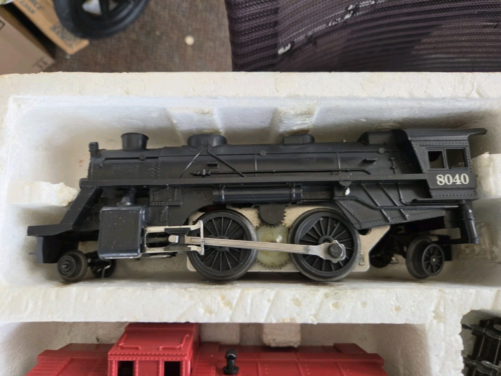 Vintage 0-27 Gauge Lionel Wabash Cannonball Electric Train Set #6–1081 W/Box