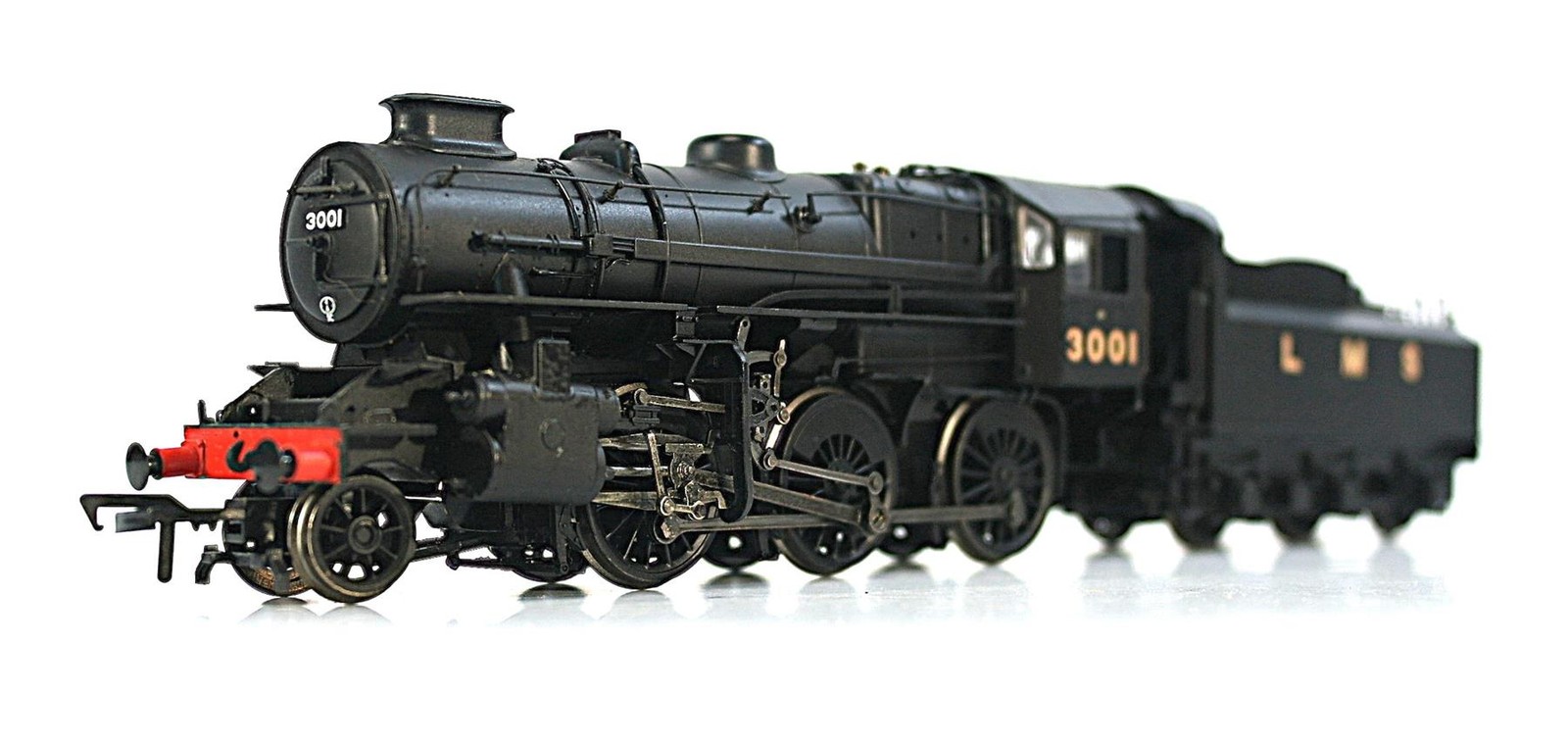 Bachmann Branchline 32-575 Ivatt Class 4MT 2-6-0 3001 in LMS black. OO Gauge