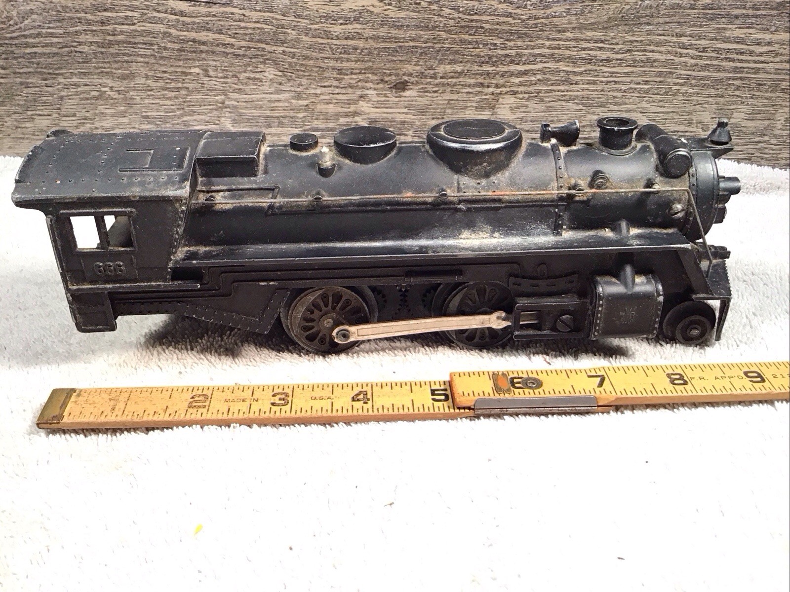 Vintage Marx 666 O Gauge Steam Locomotive 2-4-2 Untested
