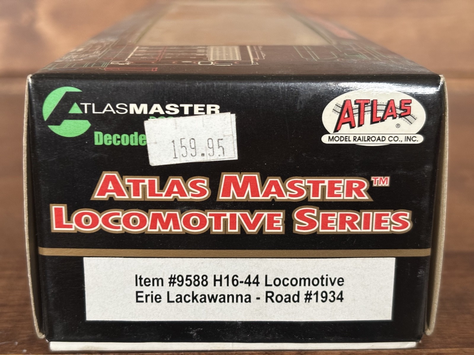 Atlas Classics HO Erie Lackawanna H16-44 Locomotive Road #1934 Runs Okay