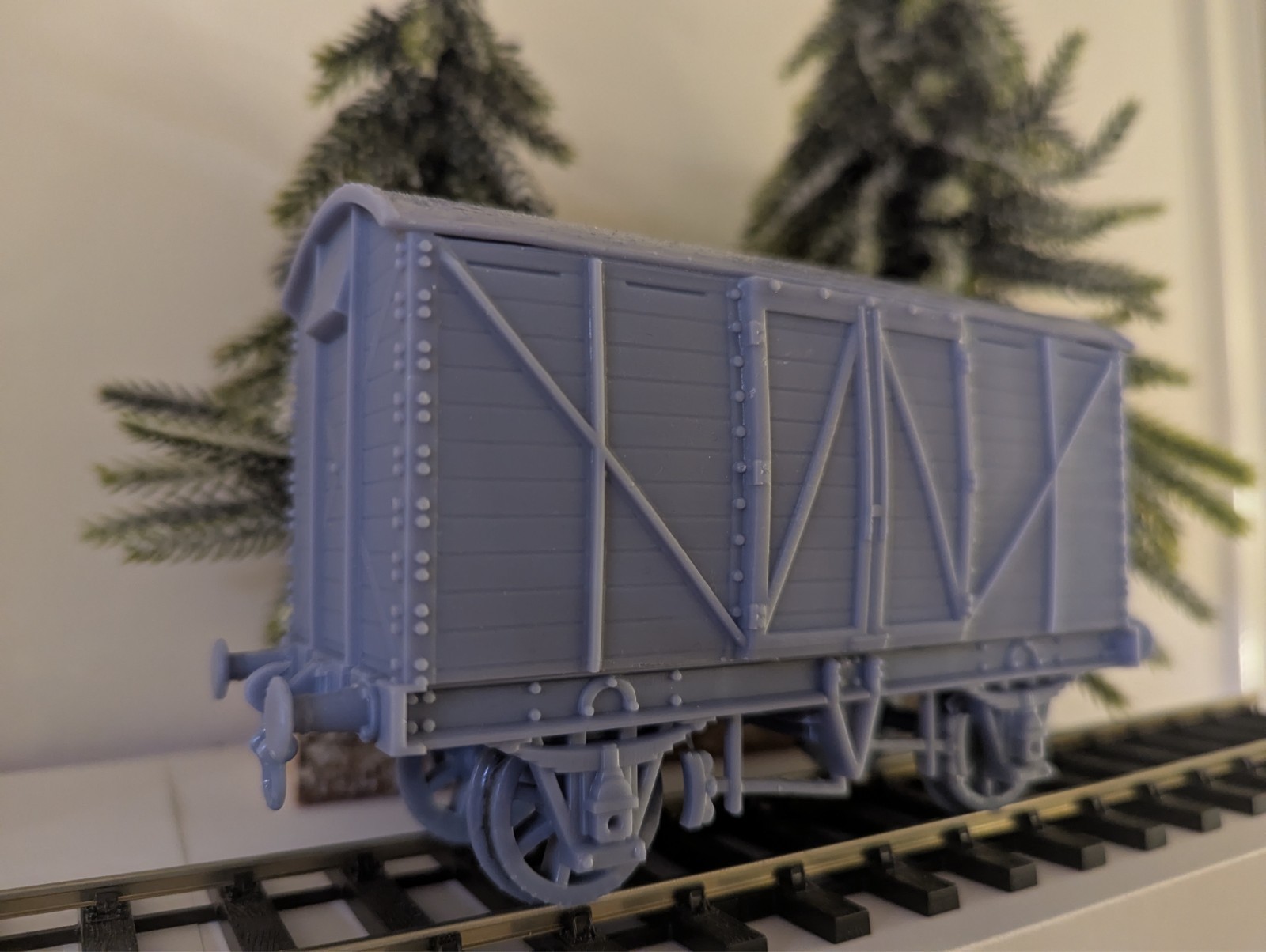 O Gauge 7mm Scale 3D Printed Fruit Wagon Model Railway Rolling Stock