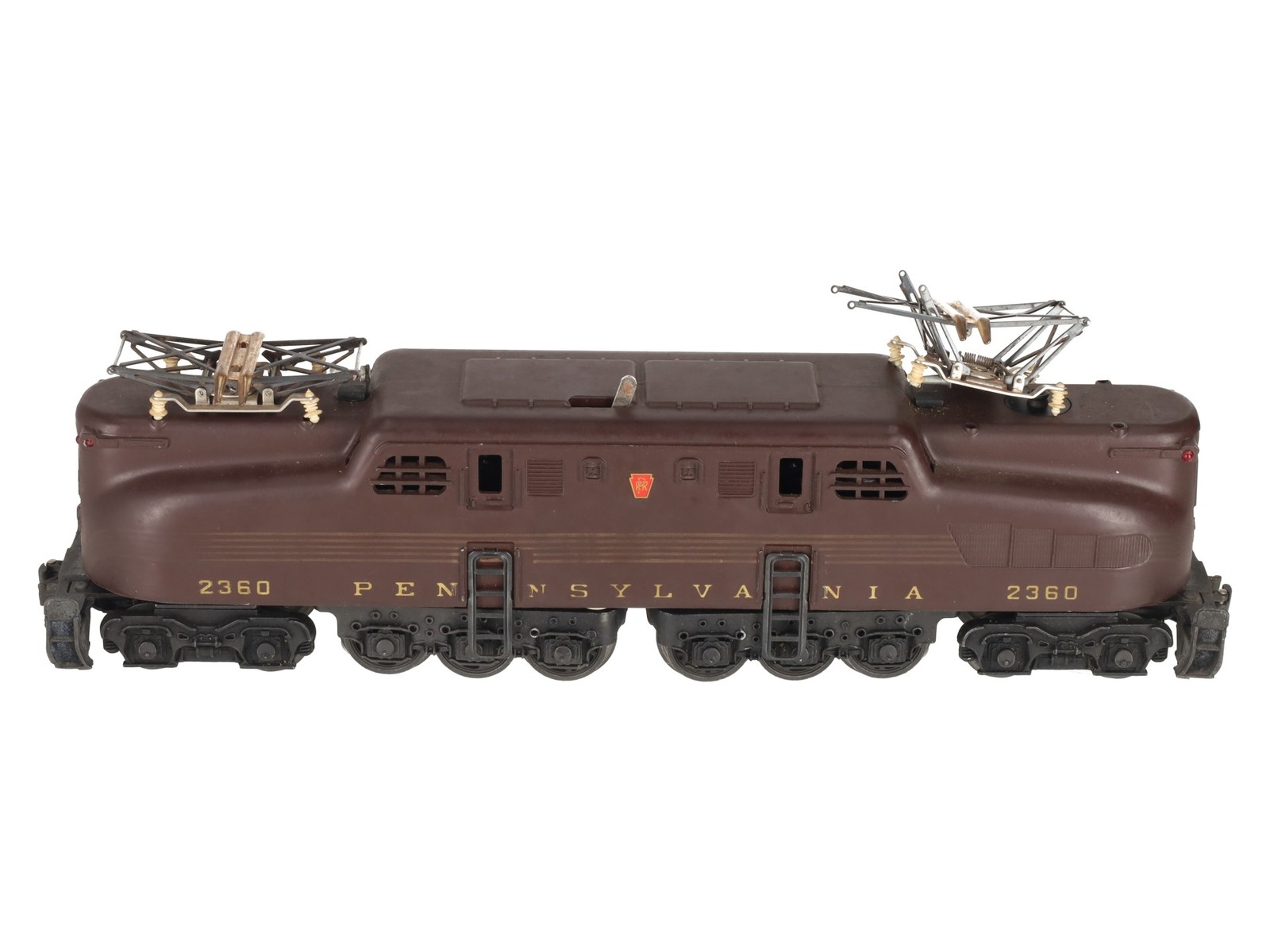 Lionel 2360 Vintage O Pennsylvania 5-Stripe Tuscan GG-1 Electric Locomotive
