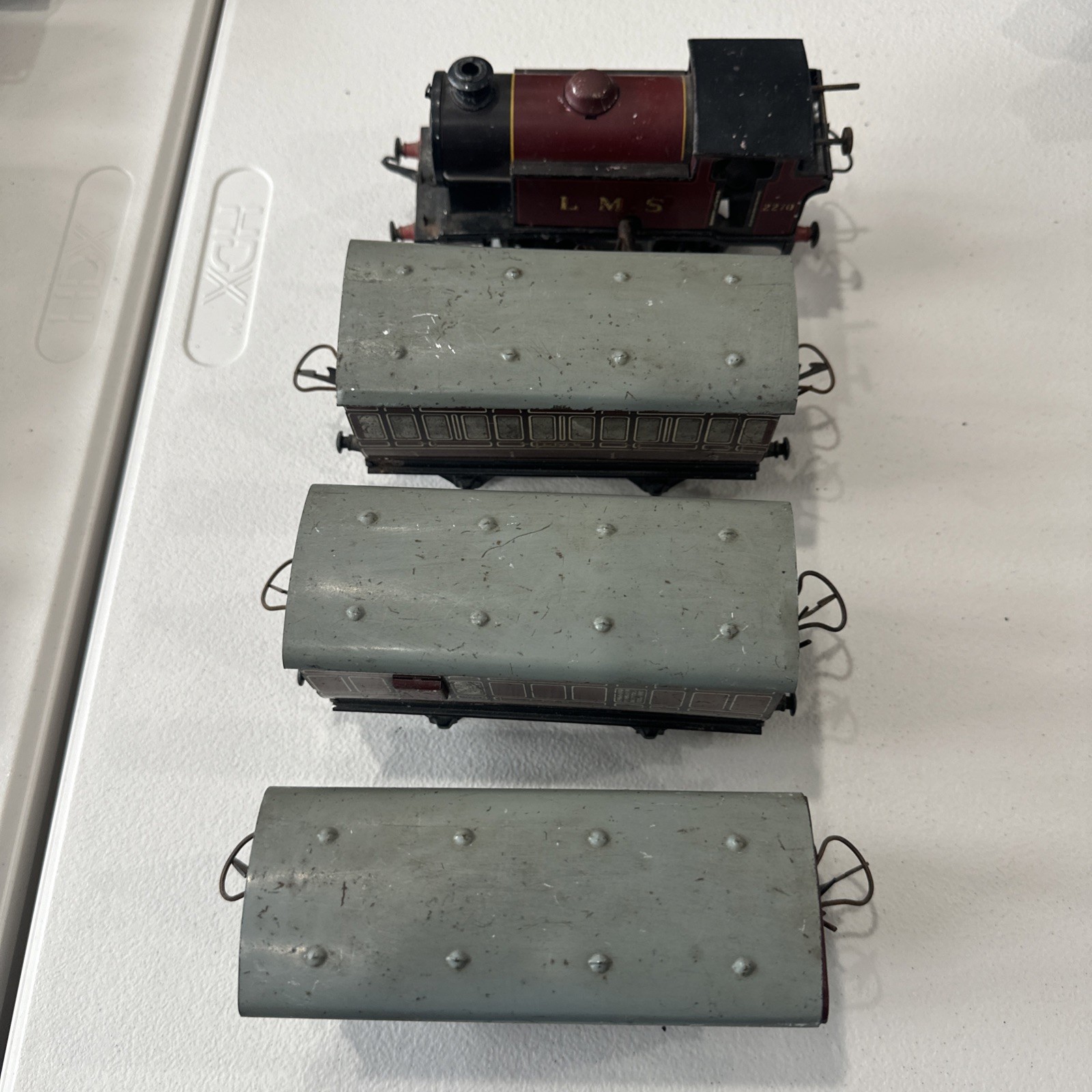 Vintage Hornby Series O Gauge LMS No. 2270 Type 101 Locomotive Clockwork Train
