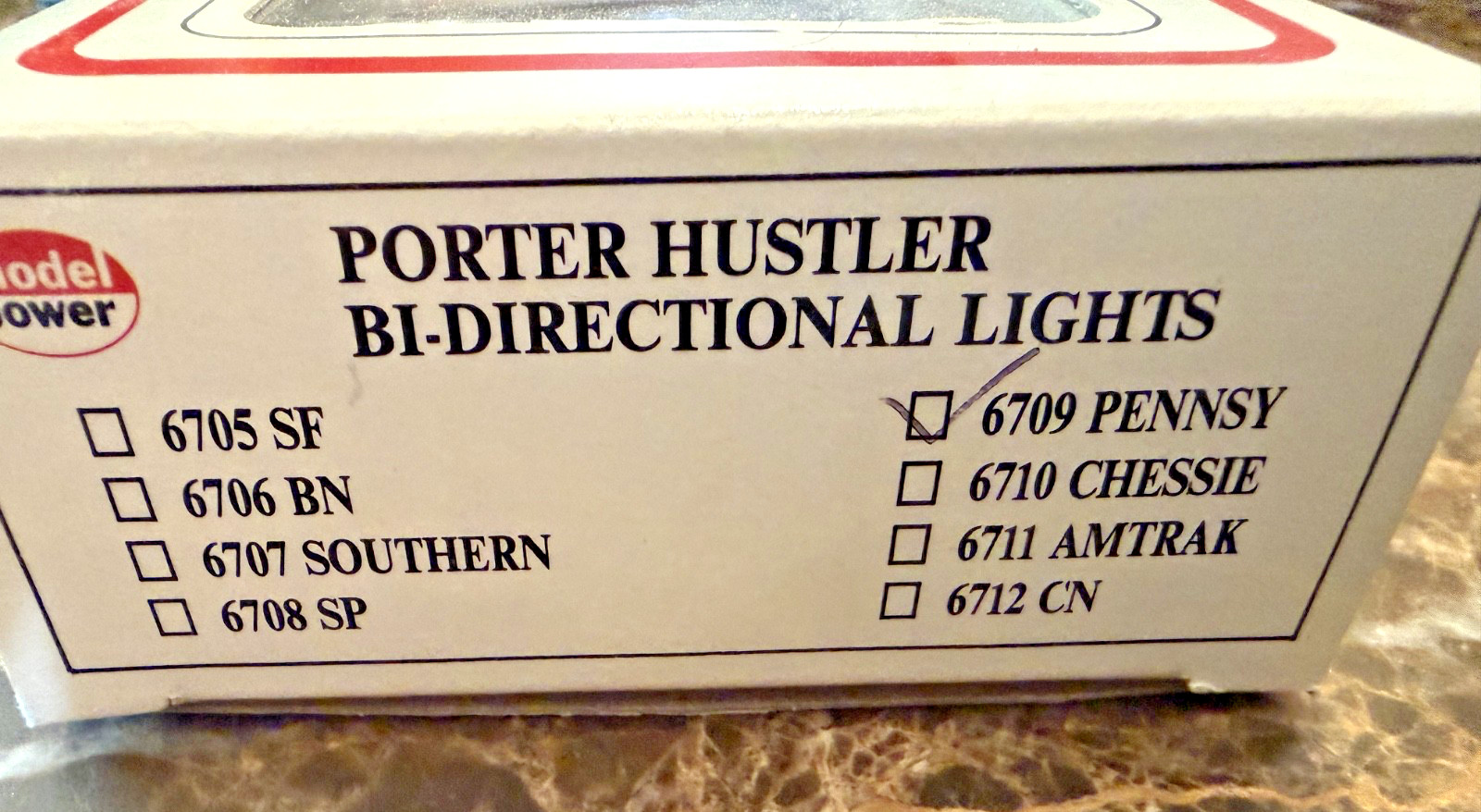 HO Scale Model Power 6709 Pennsylvania Porter Hustler Engine