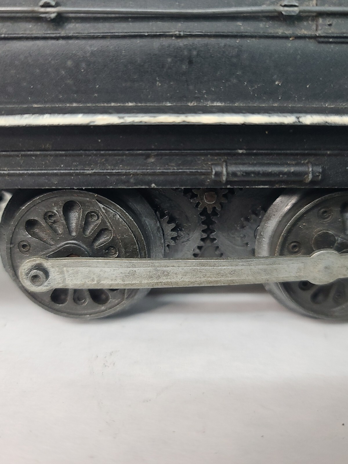Asis Working #666 Marx O Cast Metal 0-4-2 Steam Locomotive Tin Tender & Caboose