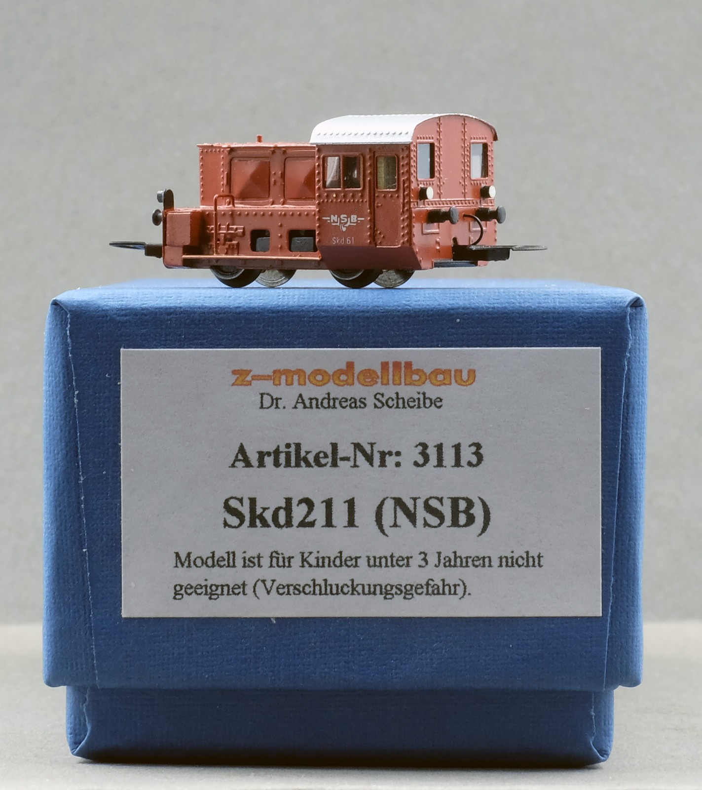 Z Modellbau 3113 Norwegian State Railways (NSB) class Skd211 Diesel Shunting Loc
