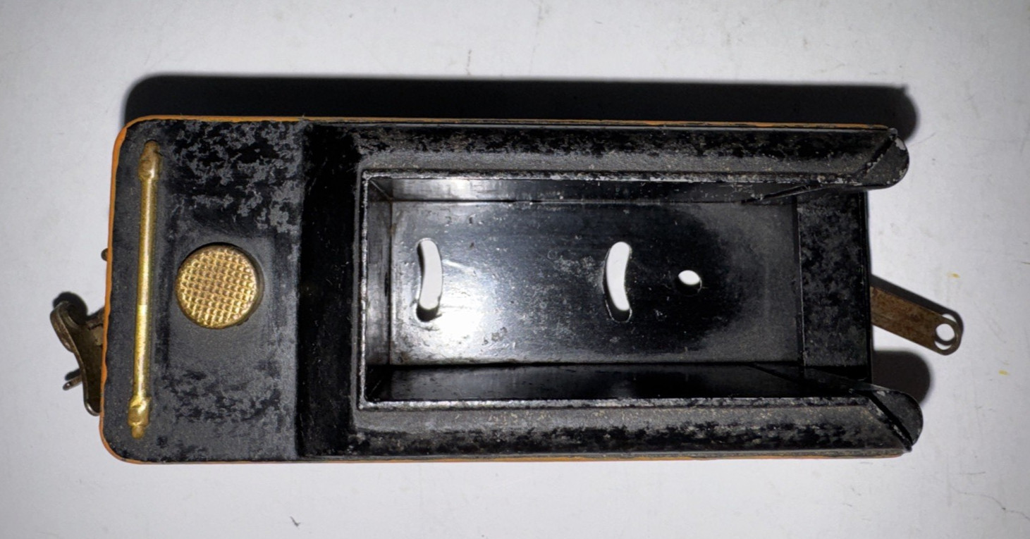 LIONEL PREWAR O GAUGE 257T TIN BLACK W/ORANGE STRIP TENDER