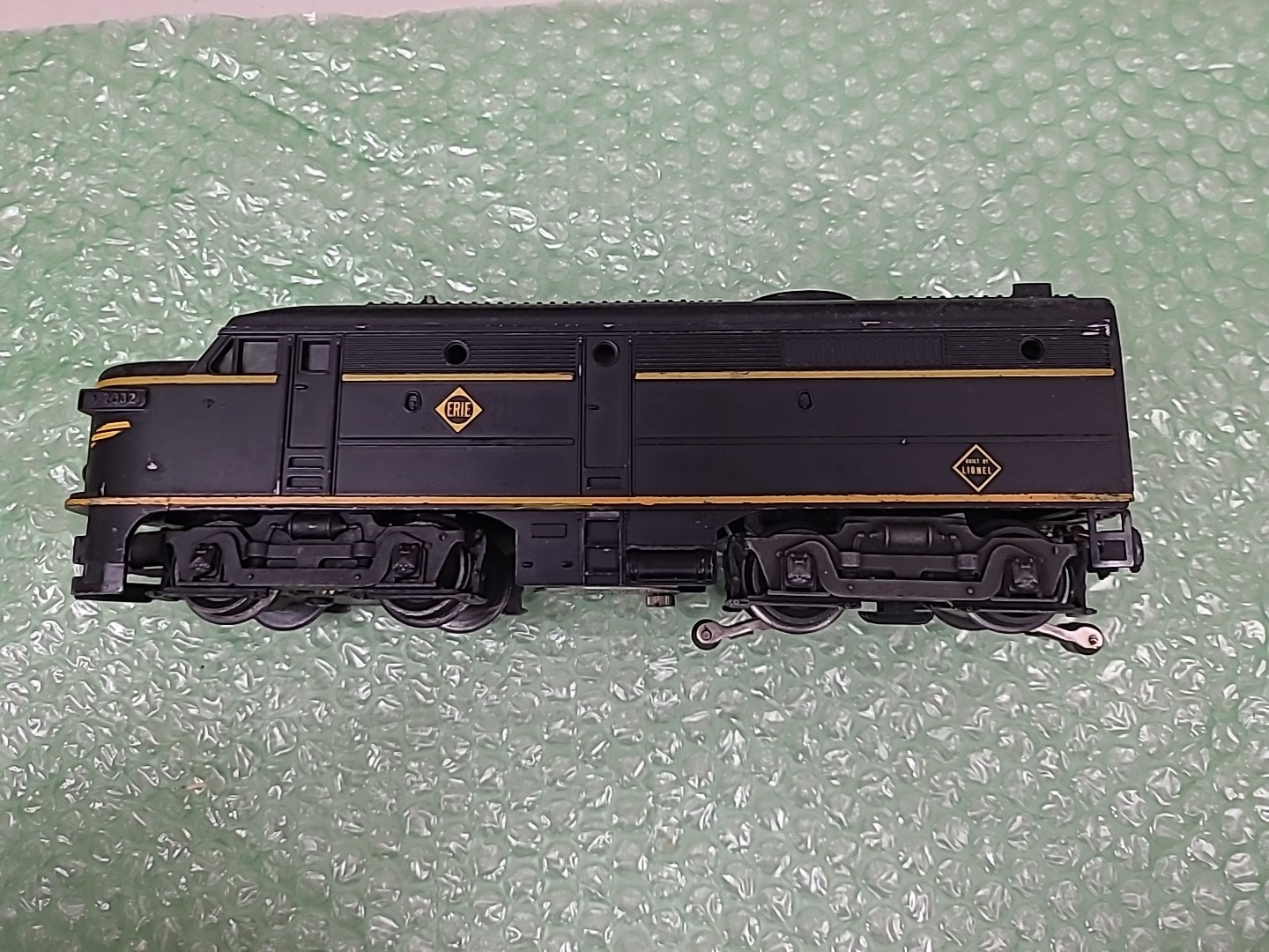 Postwar Lionel 2032 Erie Alco FA A-A Units Powered & Dummy Works Serviced Clean