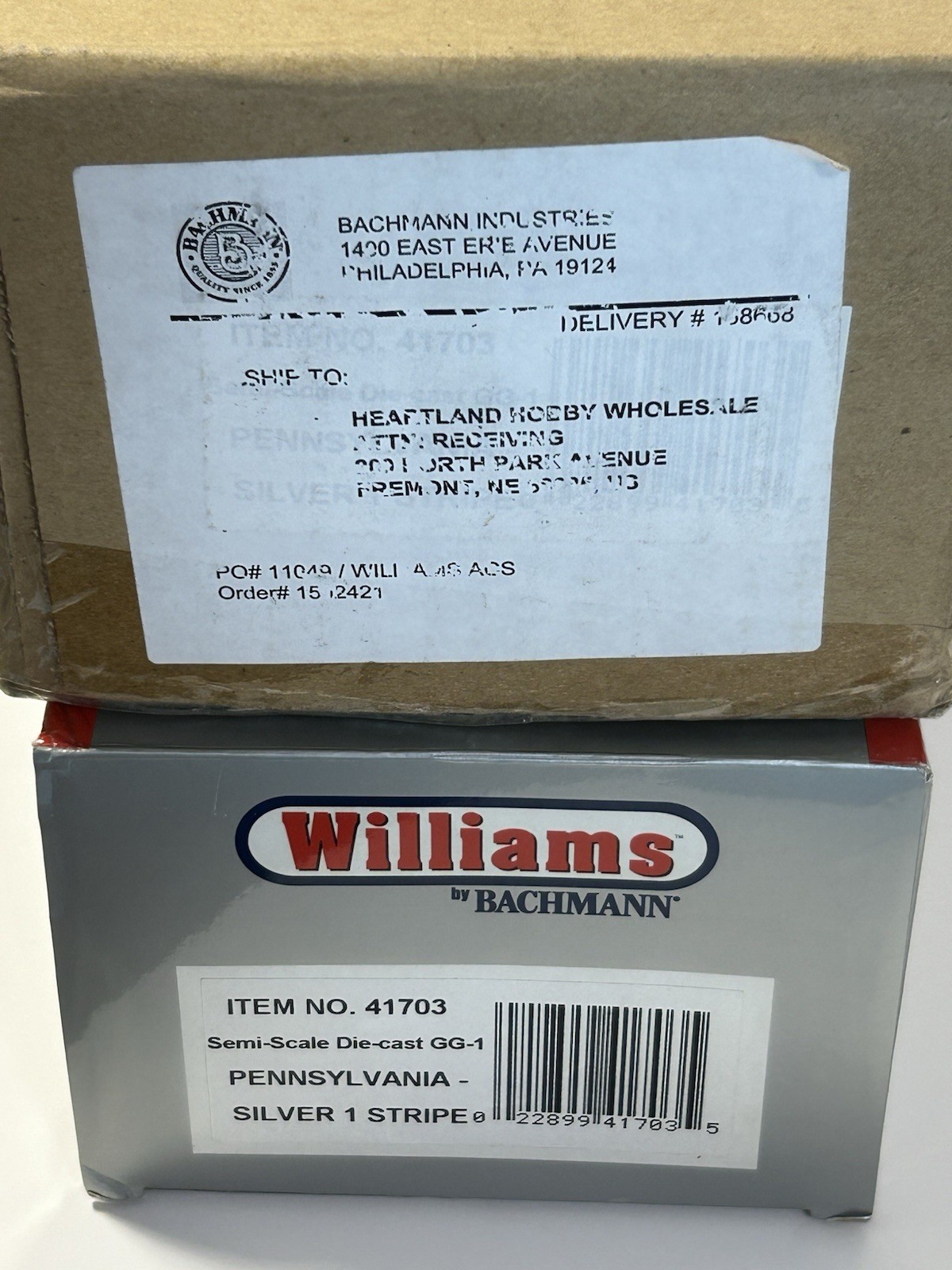 Williams by Bachman Pennsylvania Silver GG-1 Electric True Blast O 4860 DC 41703