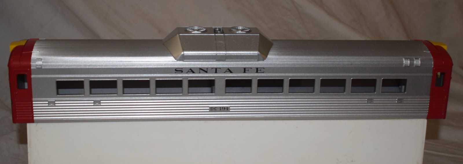 MTH Budd RDC Car Shell Santa Fe ATSF #194 – O Gauge Production Sample