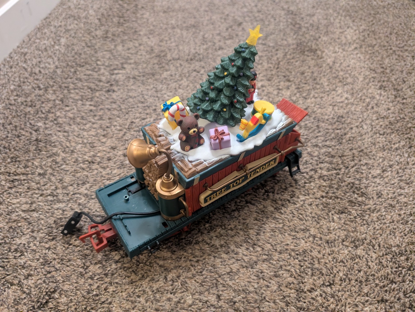 New Bright Holiday Express TREE TOP TENDER Good Motherboard EXC COND READ!