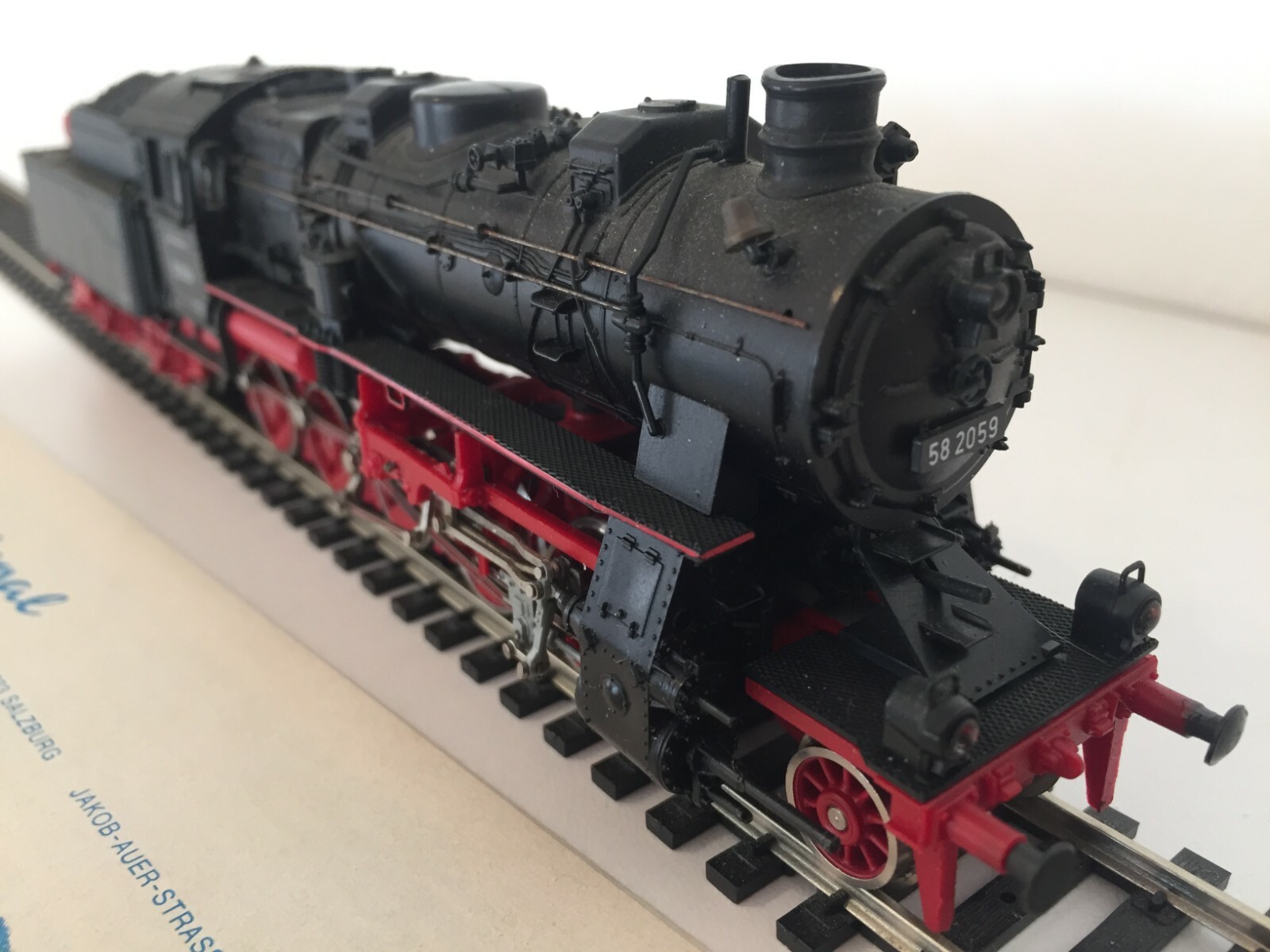 Roco HO Scale 4112 Prussian G12, DB Br58 (58 2059) 2-10-0 in Epoch iii Livery