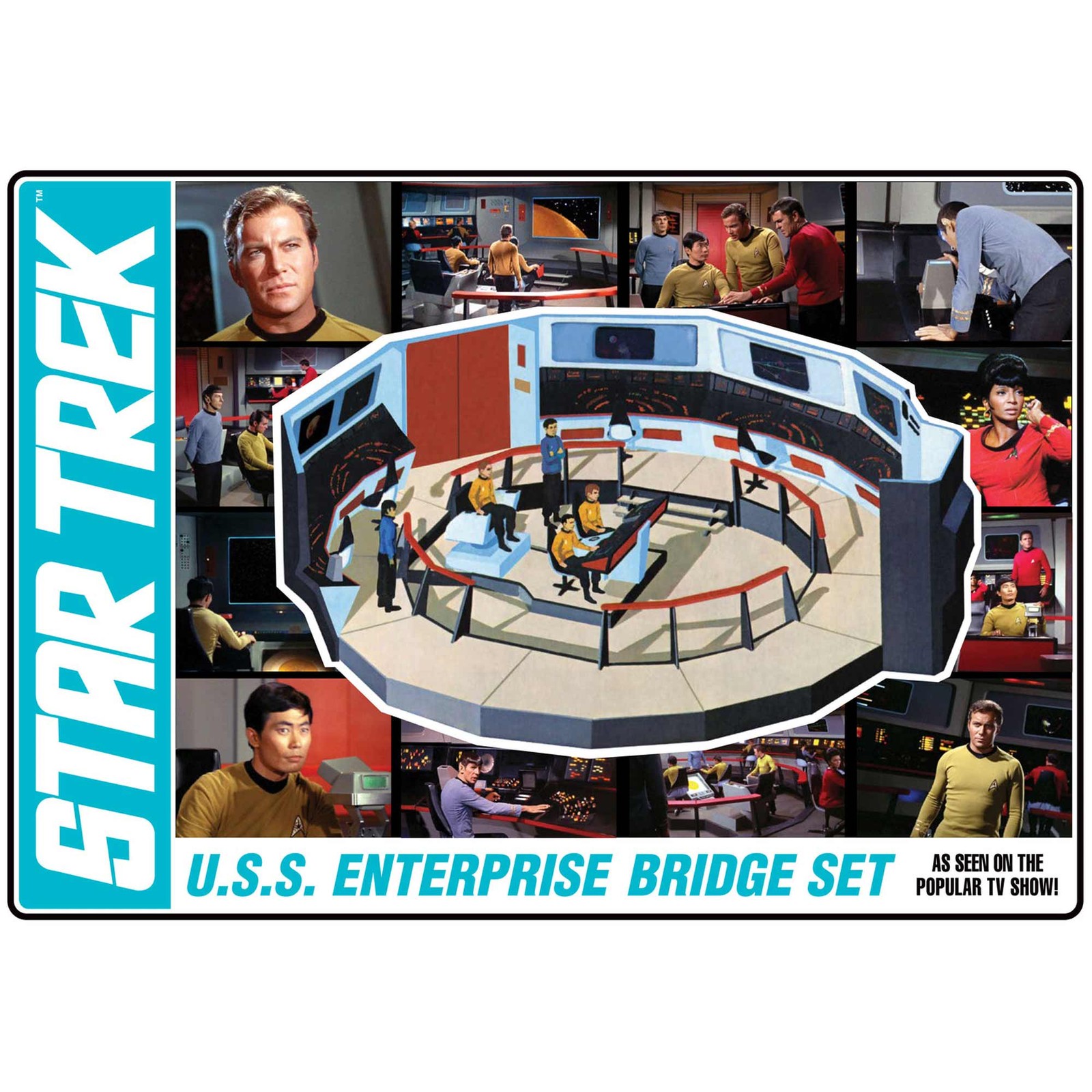 AMT Star Trek U.S.S. Enterprise Bridge 132 AMT1270M Plastics Car/Truck 1/24 1/25