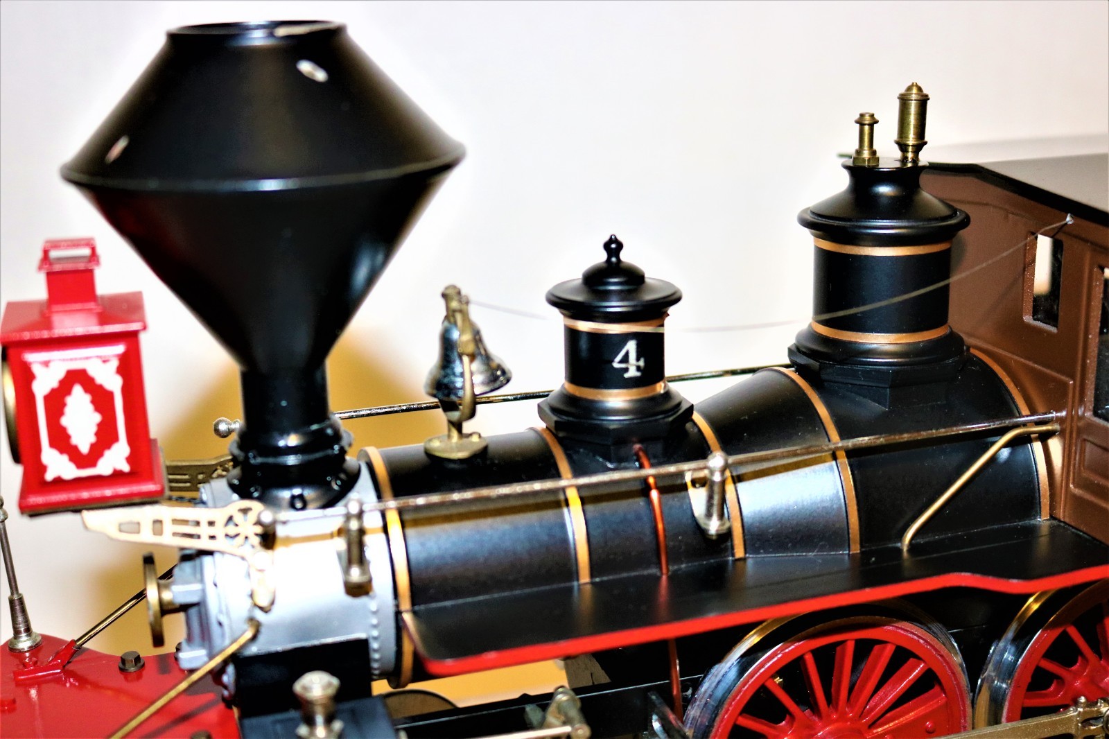 BEAUTIFUL RARE G scale Brass DELTON Southern Pacific Lines SP 4-4-0 #4 -Ser#44