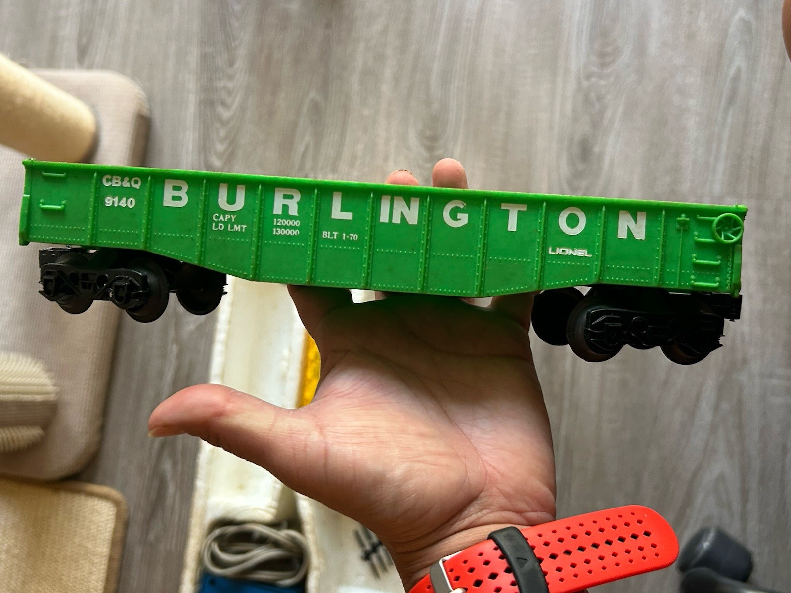 Lionel Wabash Cannonball O27 Train Set 8040 Tested Incomplete w/ Box Transformer