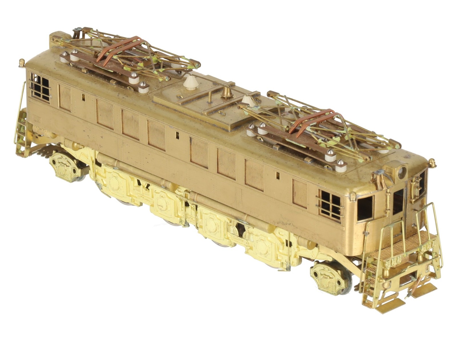 Alco E-110 HO Scale Brass Pennsylvania L-6 Electric Locomotive/Box