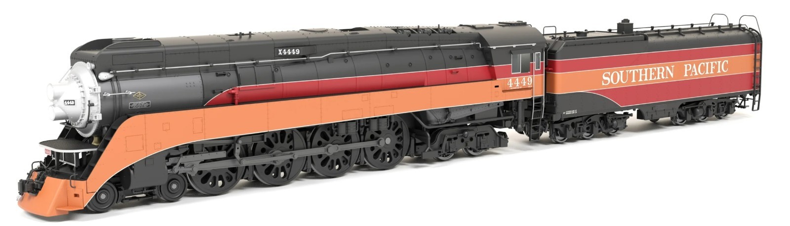 NIB Broadway Limited 9838 Southern Pacific GS-4, #4449 w/ Sound HO