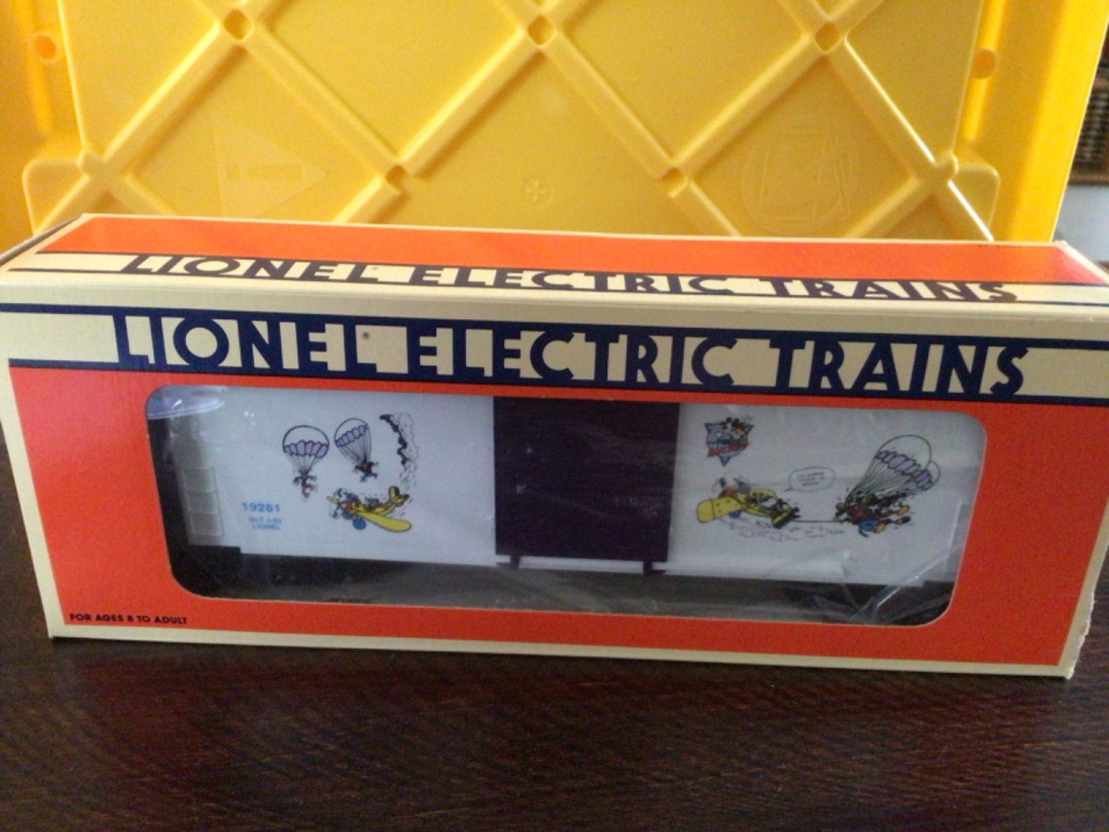 LIONEL DISNEY 1991-1996 MICKEY MOUSE EXPRESS 10 PIECE O/027-GAUGE TRAIN SET C-8