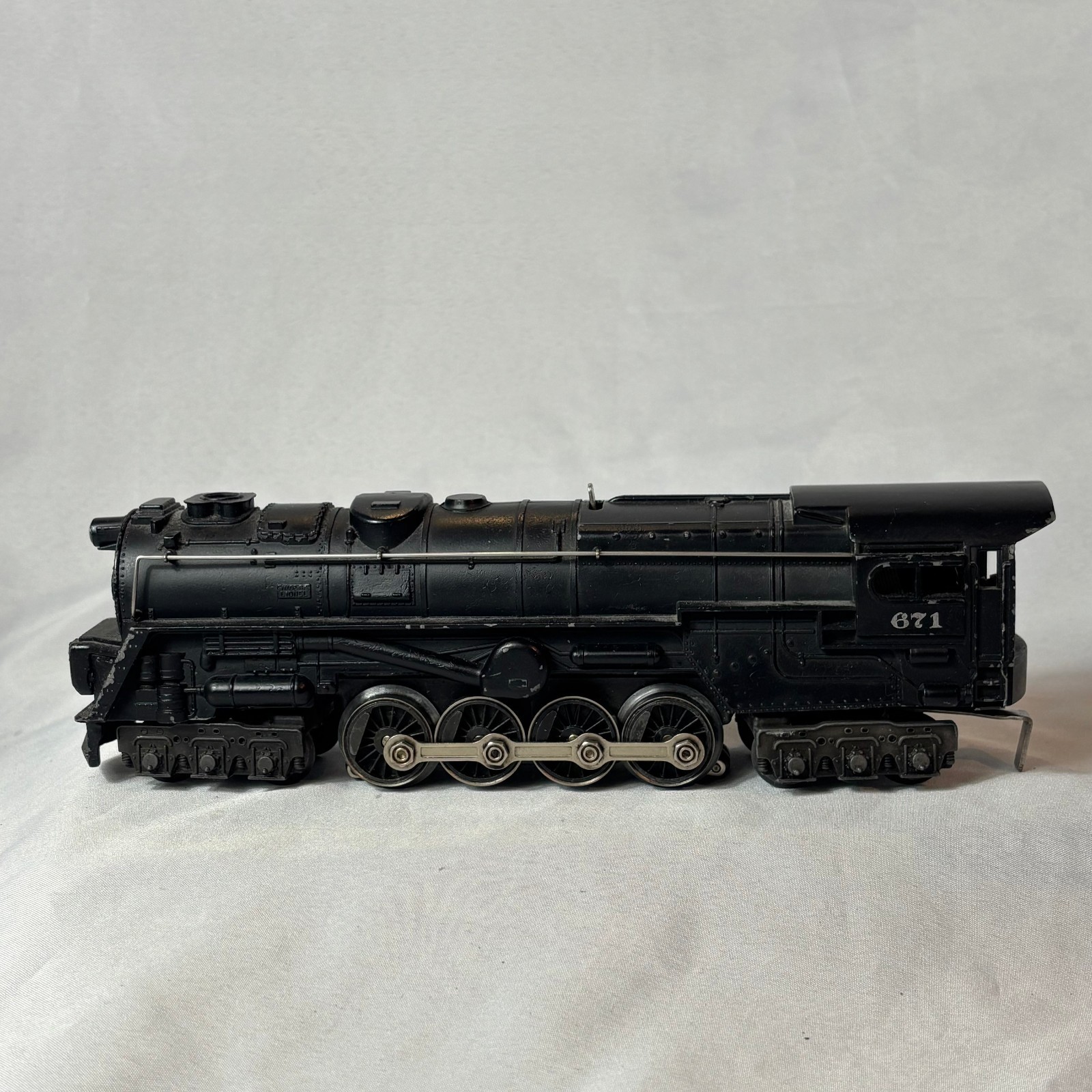 1946-49 Lionel 671 Steam Turbine Locomotive In Box W/ 2671W Tender O Gauge 6-8-6