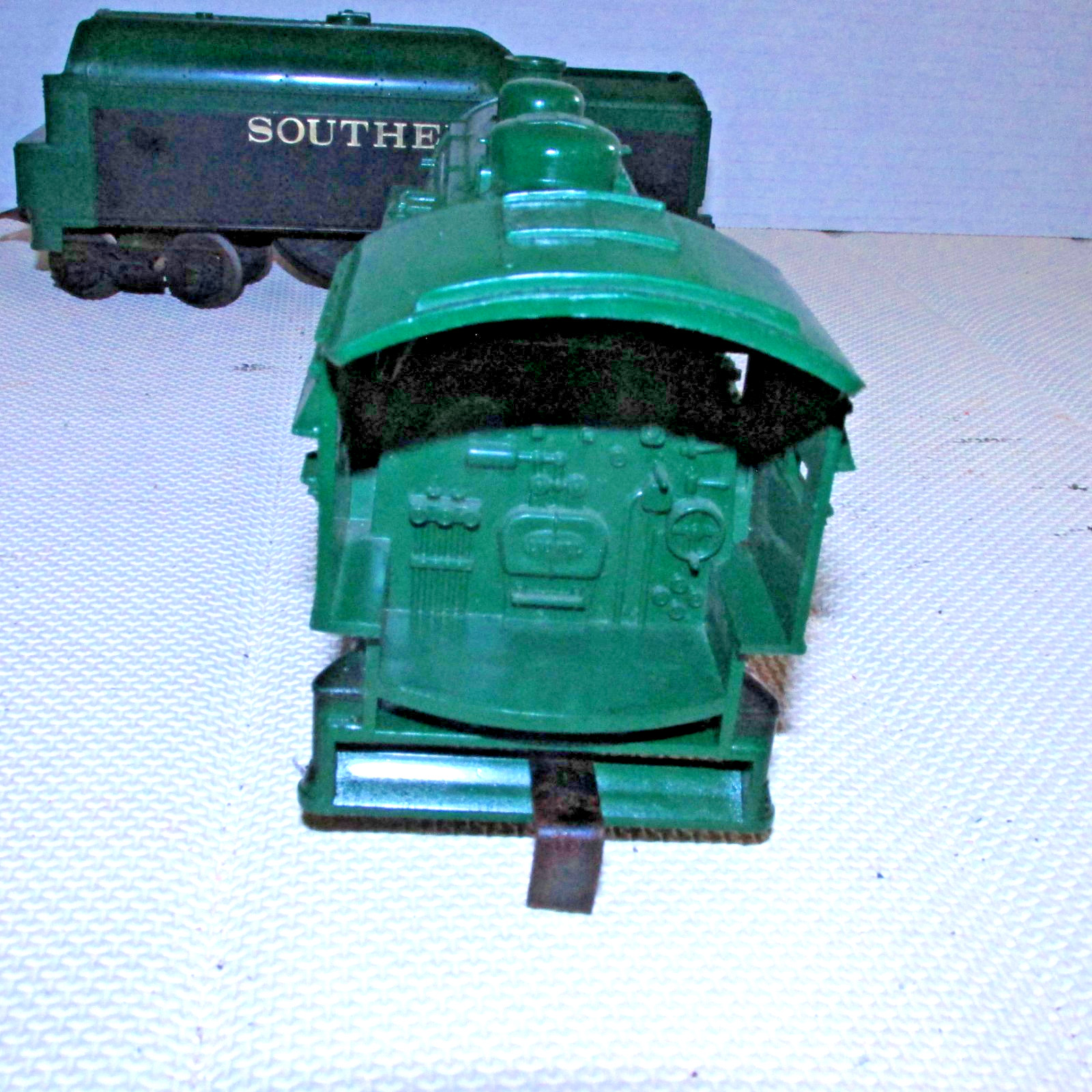 O O27 Lionel 8302 Green 2-4-0 & Southern Coal Rattle Tender Lights USA