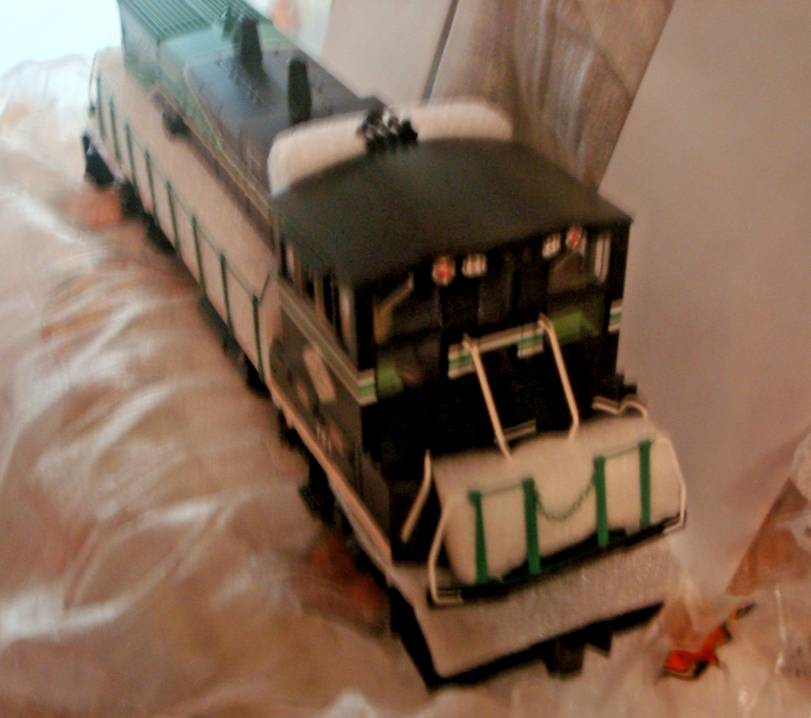 O SCALE. RAIL KING.NEW YORK & ATLANTIC RAILWAY. MP15AC DIESEL ENGINE # 151