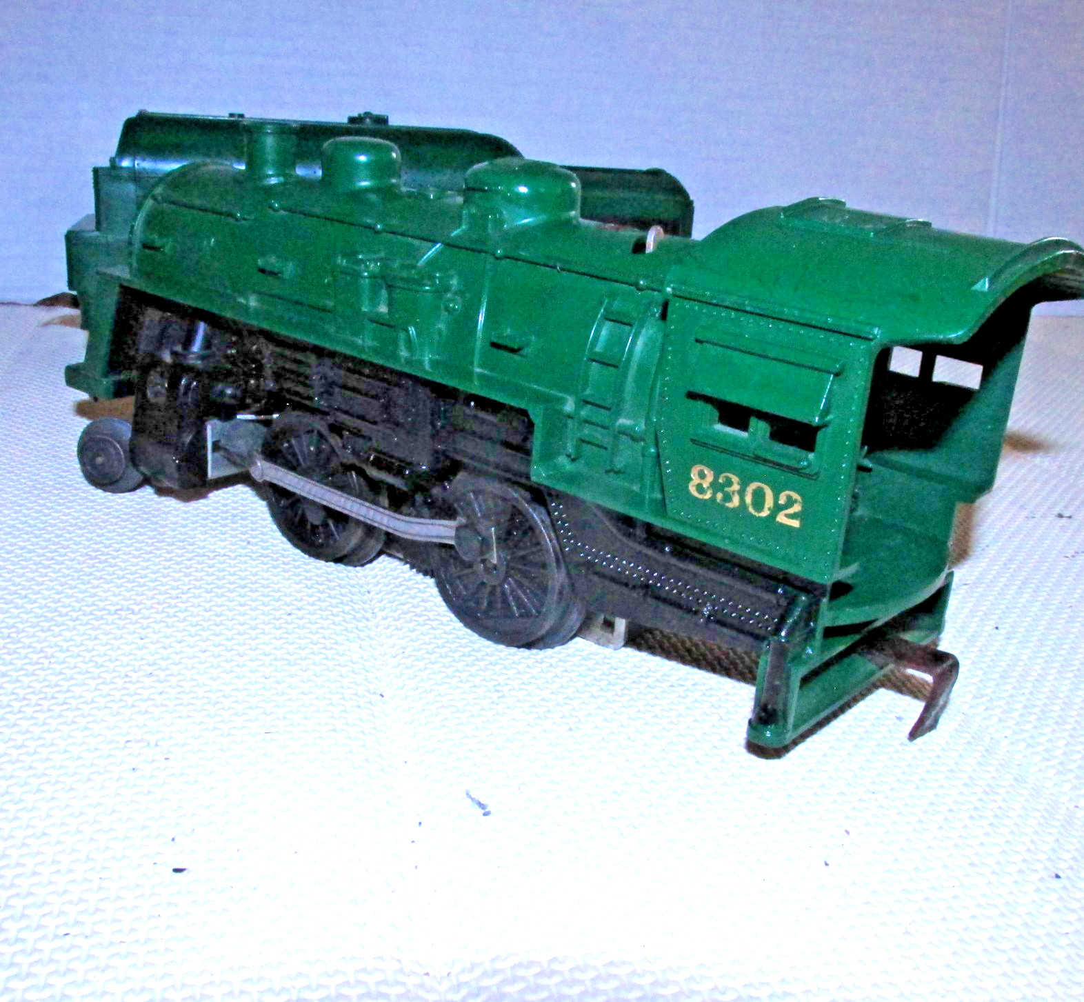 O O27 Lionel 8302 Green 2-4-0 & Southern Coal Rattle Tender Lights USA