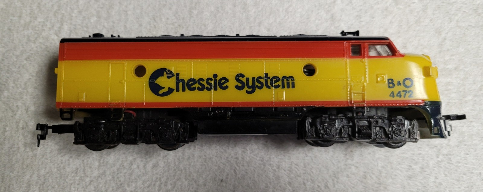 HO Vintage Life Like F7-A Chessie System B&O Diesel #4472