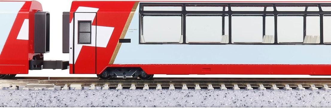 USA Seller – New! Kato 10-2026 N gauge Alps Glacier Express 3 Cars Set (N scale)