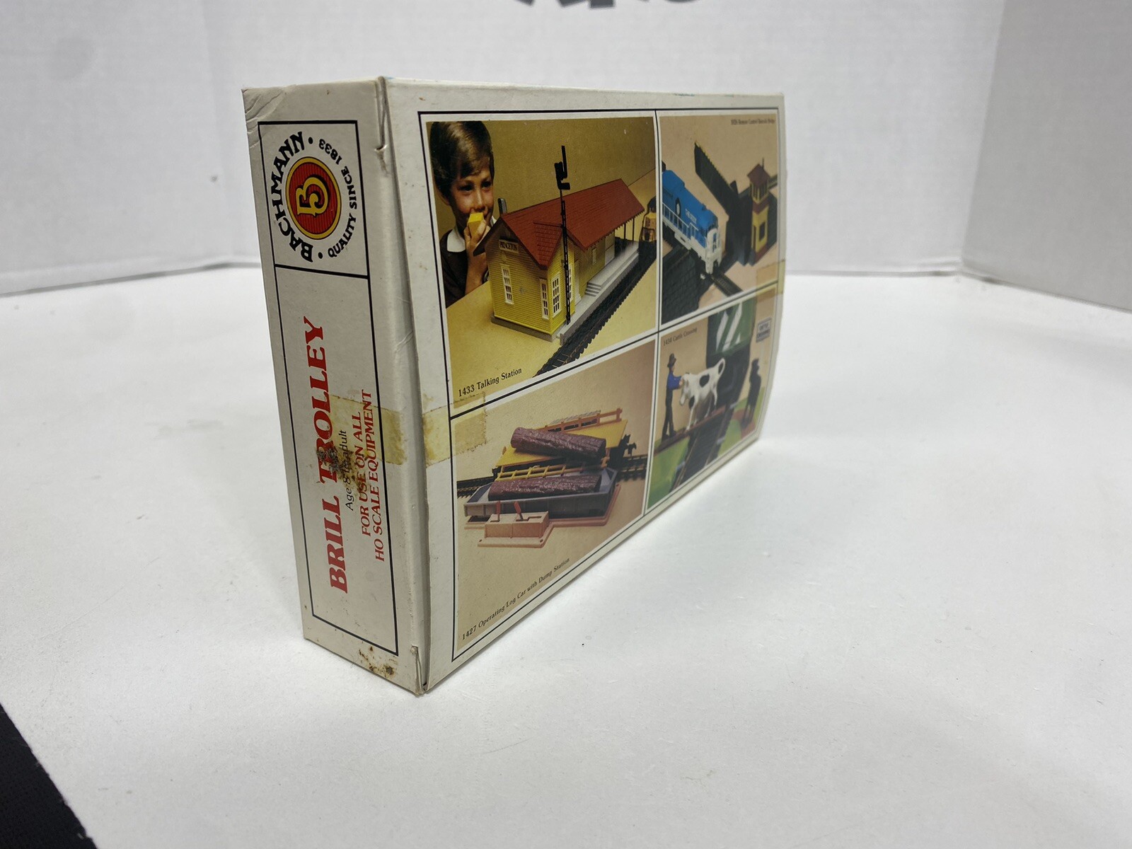 Bachman Ho Scale Brill Trolley South Shore Red / Orange